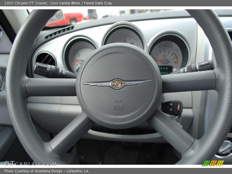 Cool Vanilla White / Pastel Slate Gray 2007 Chrysler PT Cruiser