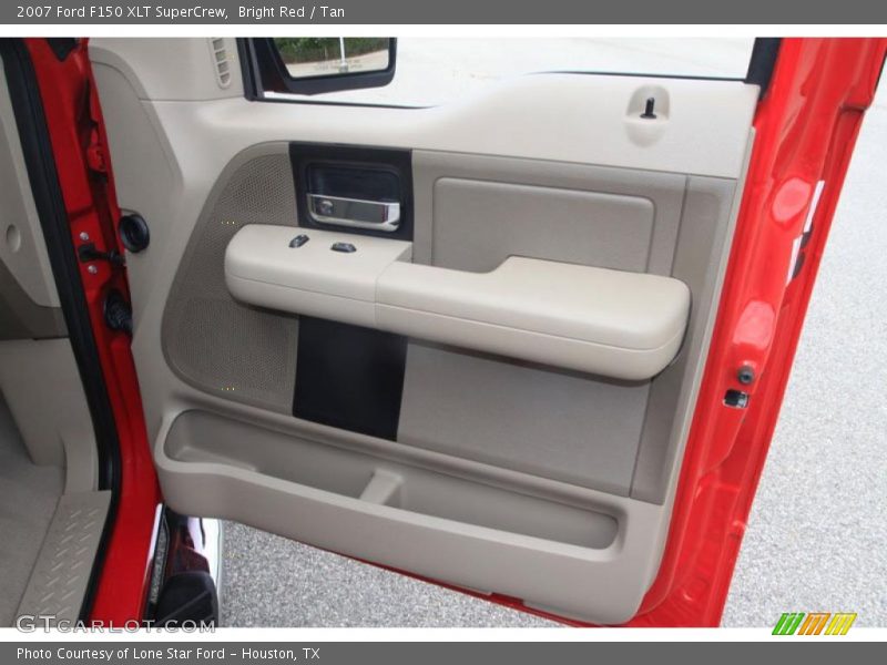Bright Red / Tan 2007 Ford F150 XLT SuperCrew