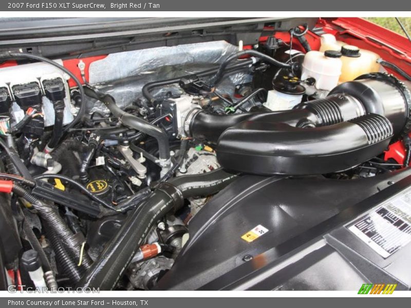 Bright Red / Tan 2007 Ford F150 XLT SuperCrew