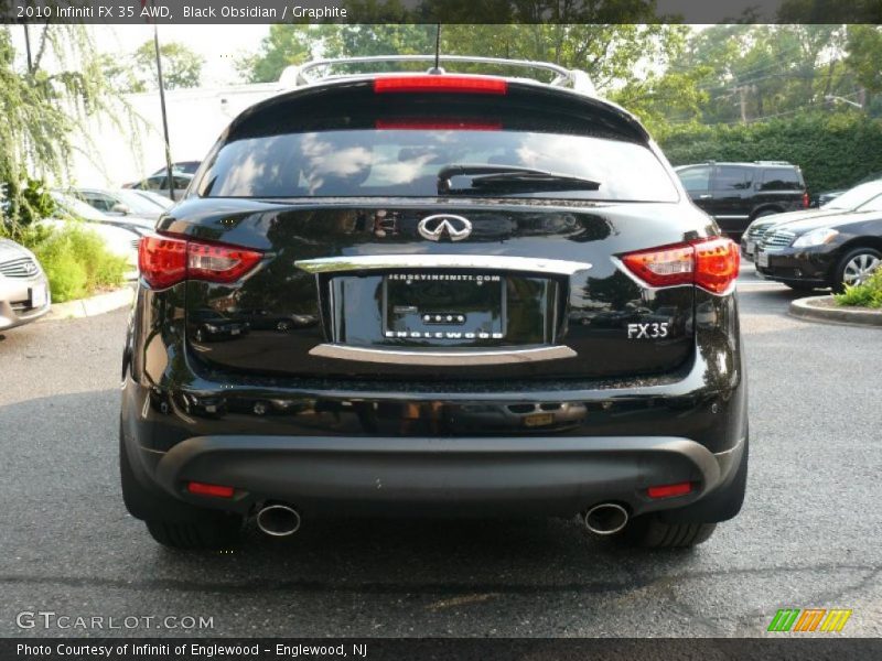 Black Obsidian / Graphite 2010 Infiniti FX 35 AWD
