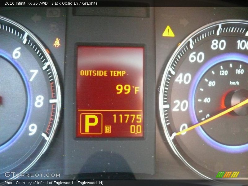 Black Obsidian / Graphite 2010 Infiniti FX 35 AWD