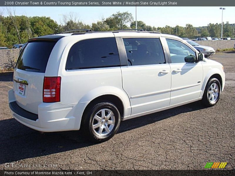 Stone White / Medium Slate Gray/Light Shale 2008 Chrysler Town & Country Touring Signature Series