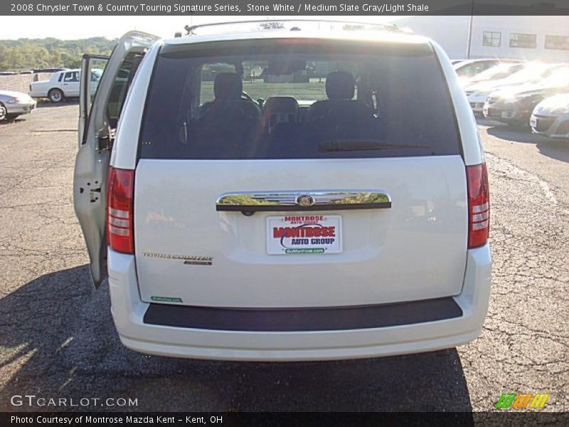 Stone White / Medium Slate Gray/Light Shale 2008 Chrysler Town & Country Touring Signature Series