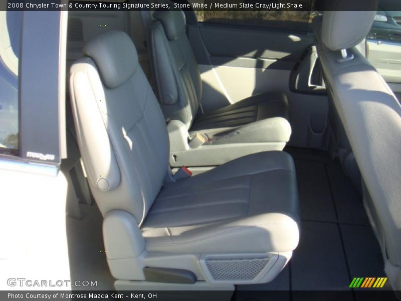 Stone White / Medium Slate Gray/Light Shale 2008 Chrysler Town & Country Touring Signature Series