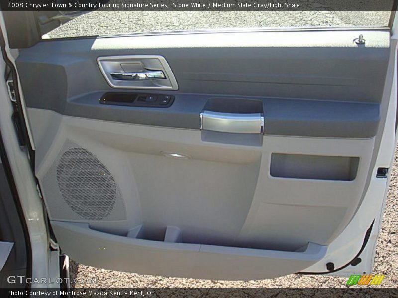 Stone White / Medium Slate Gray/Light Shale 2008 Chrysler Town & Country Touring Signature Series