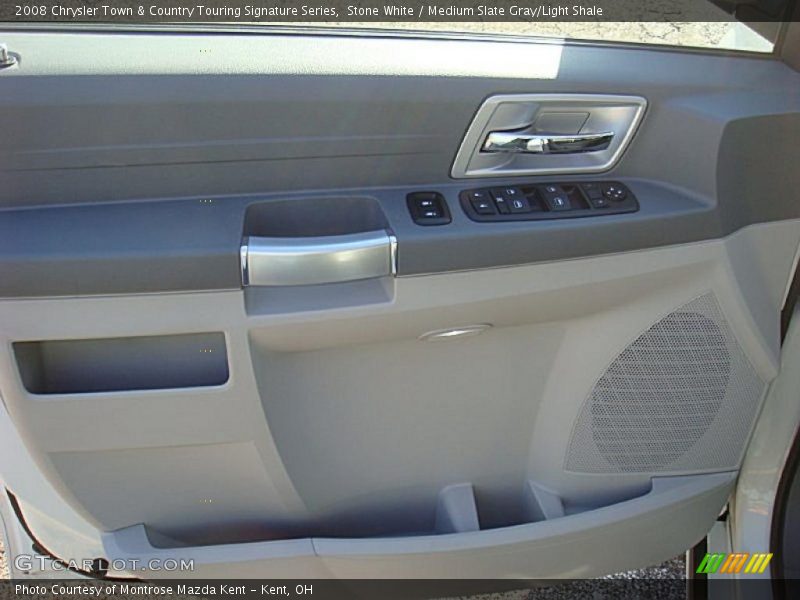 Stone White / Medium Slate Gray/Light Shale 2008 Chrysler Town & Country Touring Signature Series