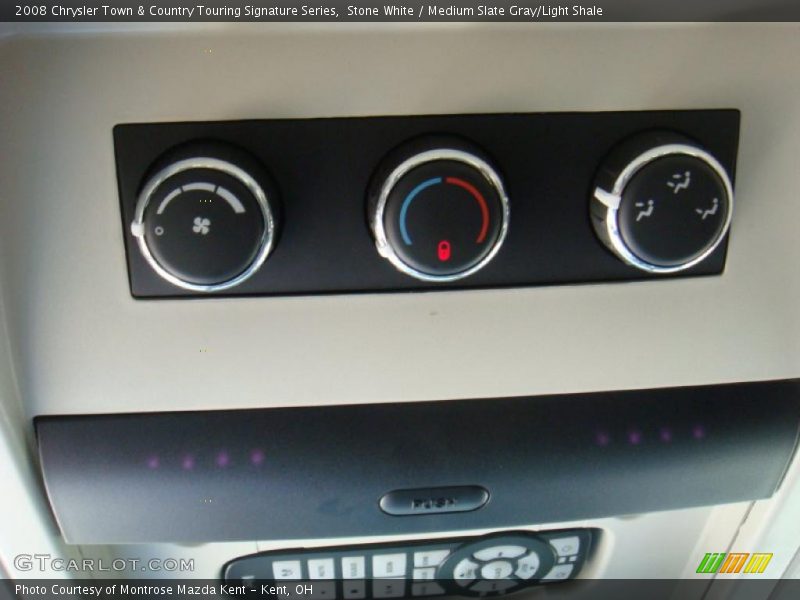 Stone White / Medium Slate Gray/Light Shale 2008 Chrysler Town & Country Touring Signature Series