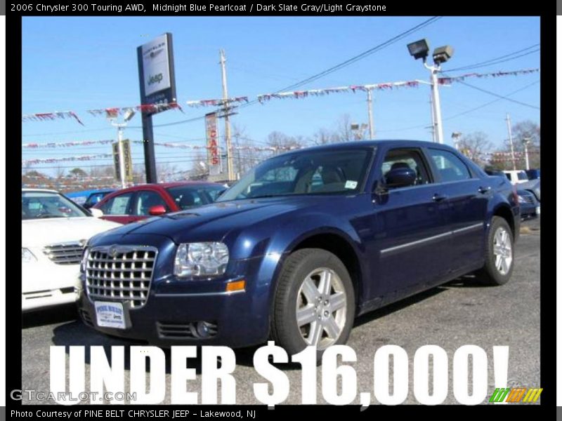 Midnight Blue Pearlcoat / Dark Slate Gray/Light Graystone 2006 Chrysler 300 Touring AWD