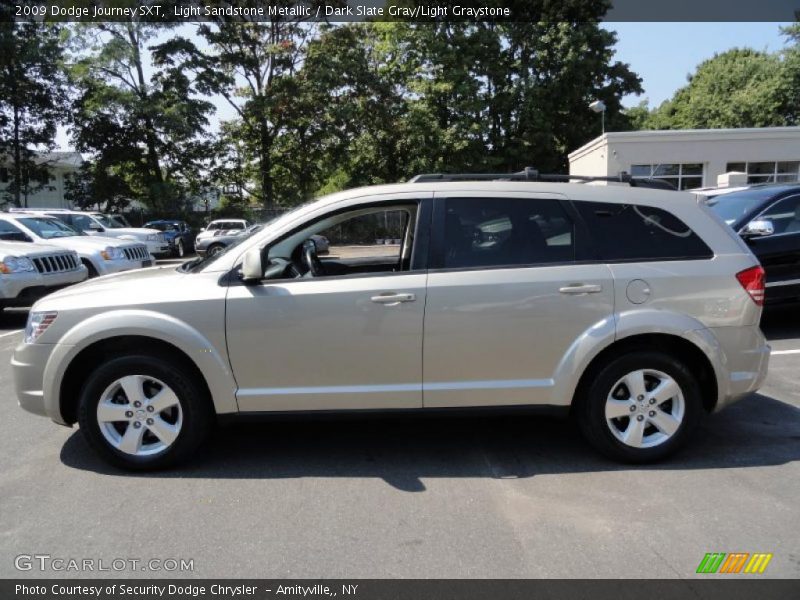 Light Sandstone Metallic / Dark Slate Gray/Light Graystone 2009 Dodge Journey SXT