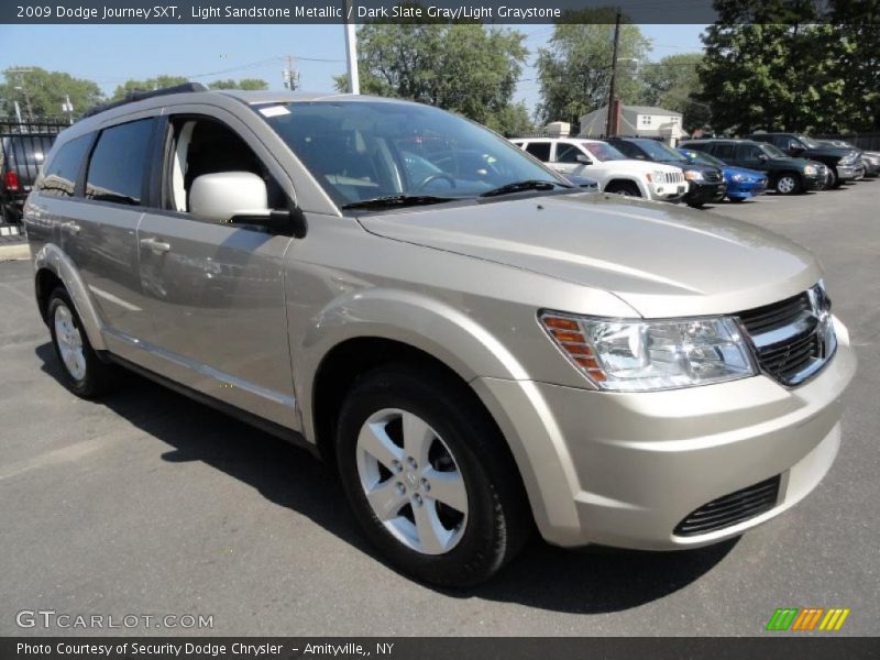 Light Sandstone Metallic / Dark Slate Gray/Light Graystone 2009 Dodge Journey SXT