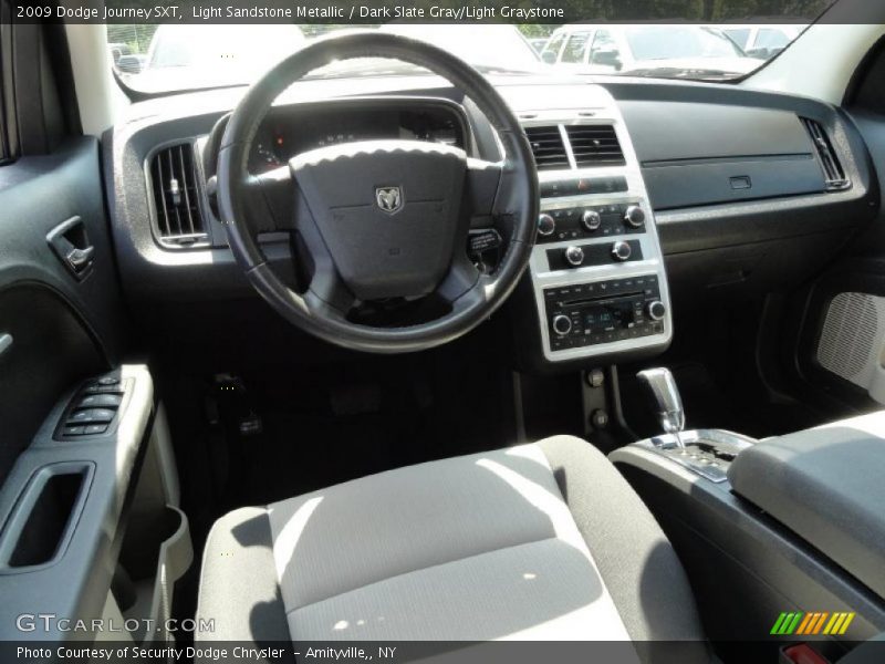 Light Sandstone Metallic / Dark Slate Gray/Light Graystone 2009 Dodge Journey SXT