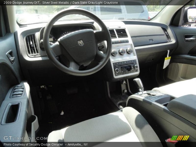 Silver Steel Metallic / Dark Slate Gray/Light Graystone 2009 Dodge Journey SXT