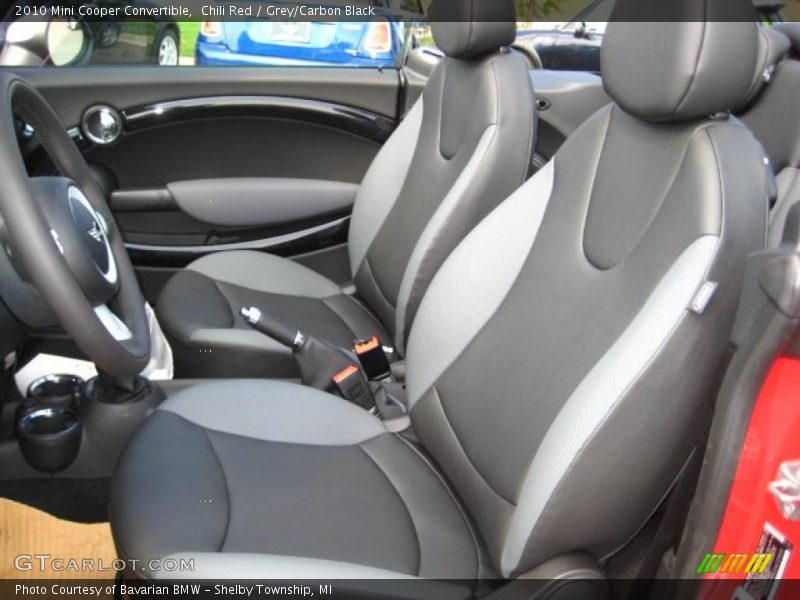 Chili Red / Grey/Carbon Black 2010 Mini Cooper Convertible