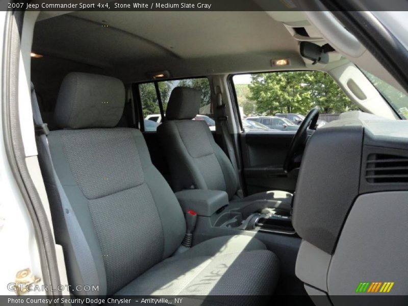 Stone White / Medium Slate Gray 2007 Jeep Commander Sport 4x4