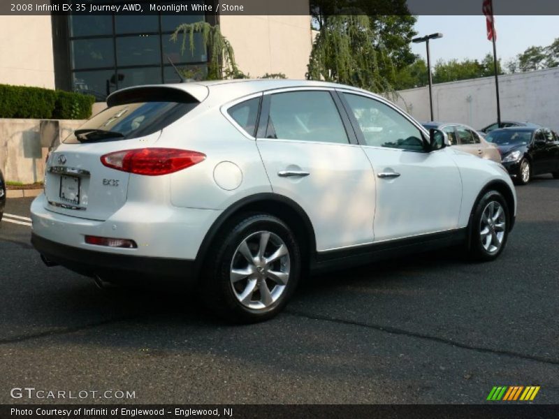 Moonlight White / Stone 2008 Infiniti EX 35 Journey AWD