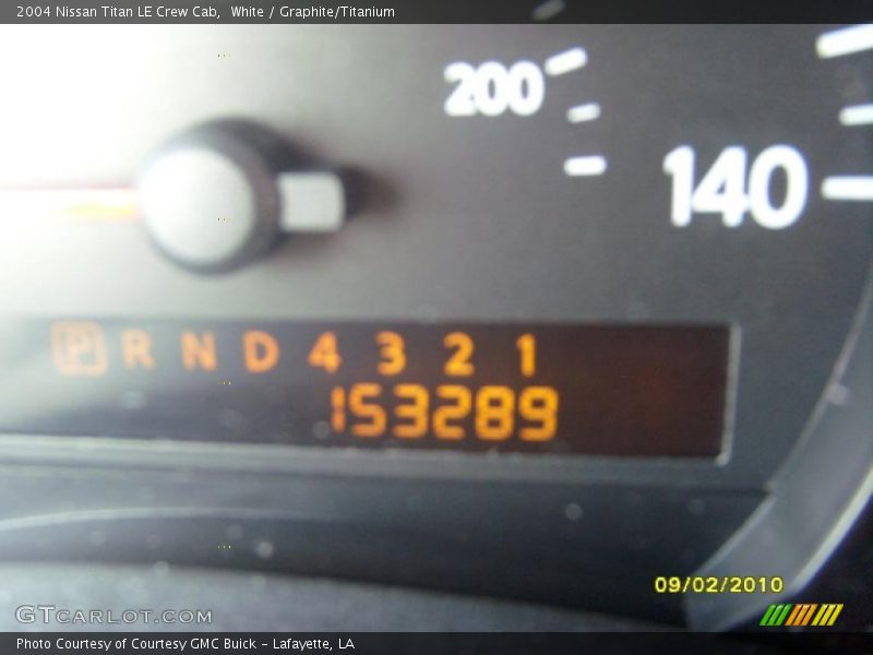 White / Graphite/Titanium 2004 Nissan Titan LE Crew Cab