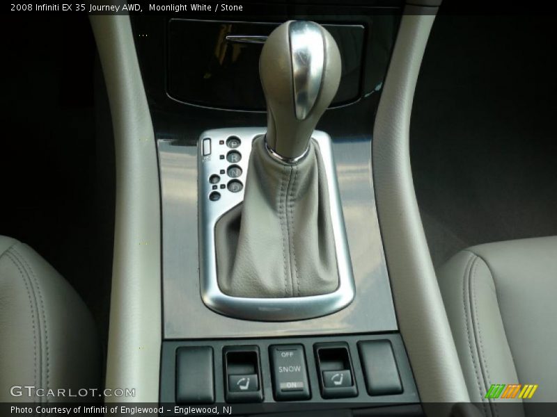 Moonlight White / Stone 2008 Infiniti EX 35 Journey AWD