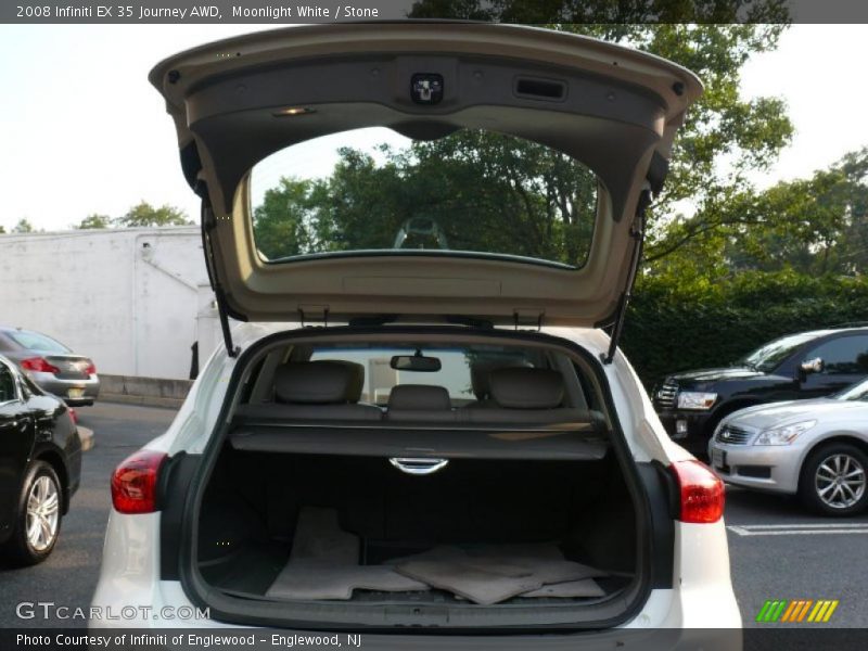 Moonlight White / Stone 2008 Infiniti EX 35 Journey AWD