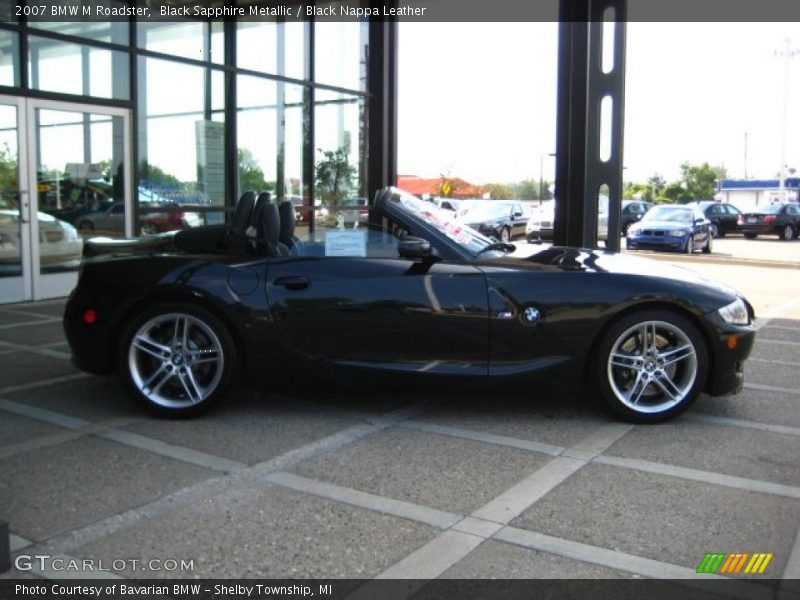 Black Sapphire Metallic / Black Nappa Leather 2007 BMW M Roadster