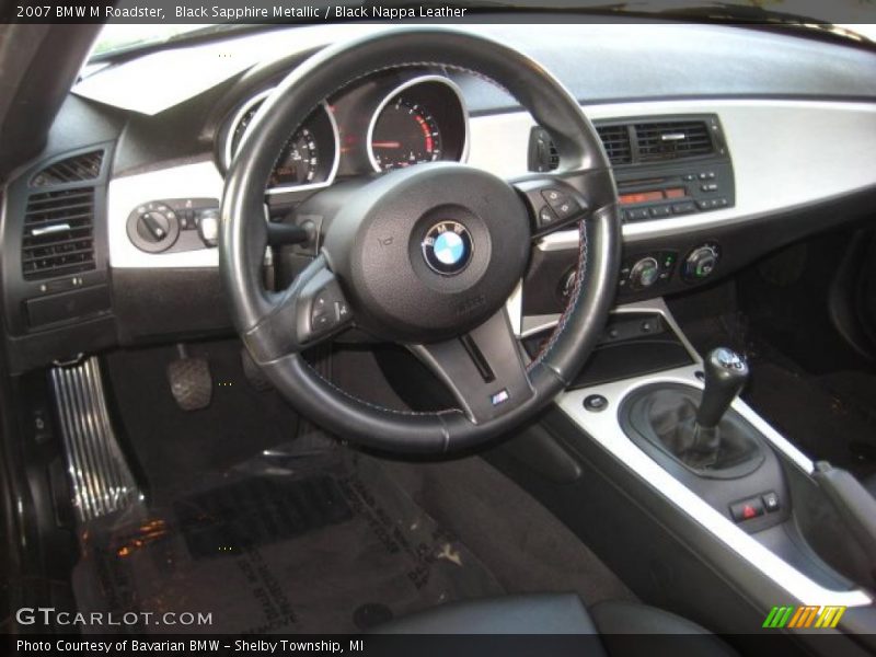 Black Sapphire Metallic / Black Nappa Leather 2007 BMW M Roadster