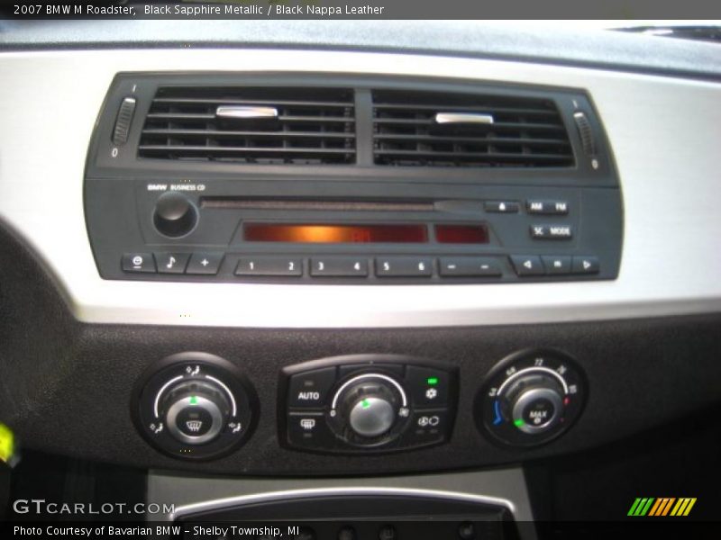 Black Sapphire Metallic / Black Nappa Leather 2007 BMW M Roadster