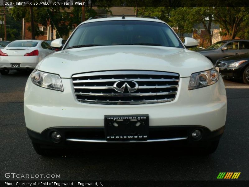 Ivory Pearl / Wheat 2007 Infiniti FX 35 AWD