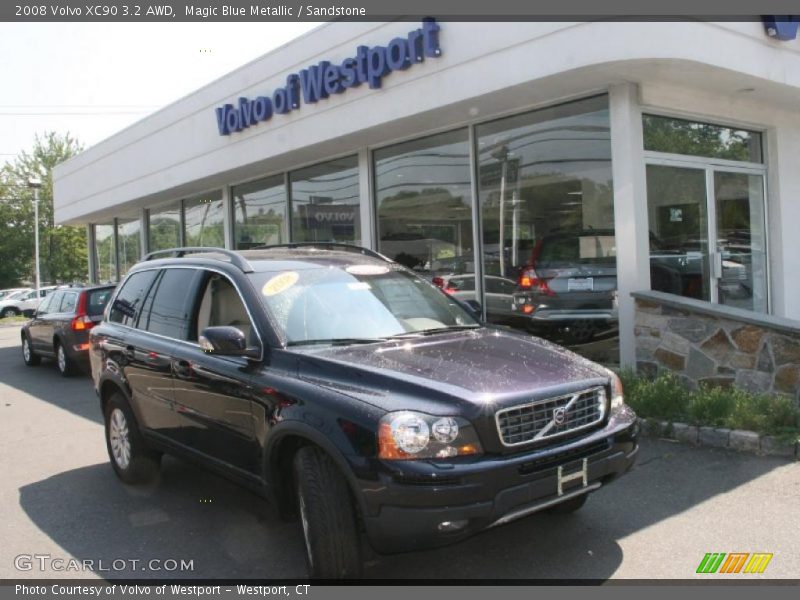 Magic Blue Metallic / Sandstone 2008 Volvo XC90 3.2 AWD