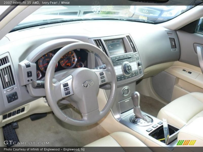 Ivory Pearl / Wheat 2007 Infiniti FX 35 AWD