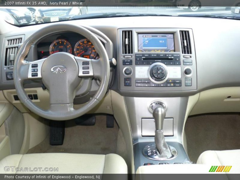 Ivory Pearl / Wheat 2007 Infiniti FX 35 AWD