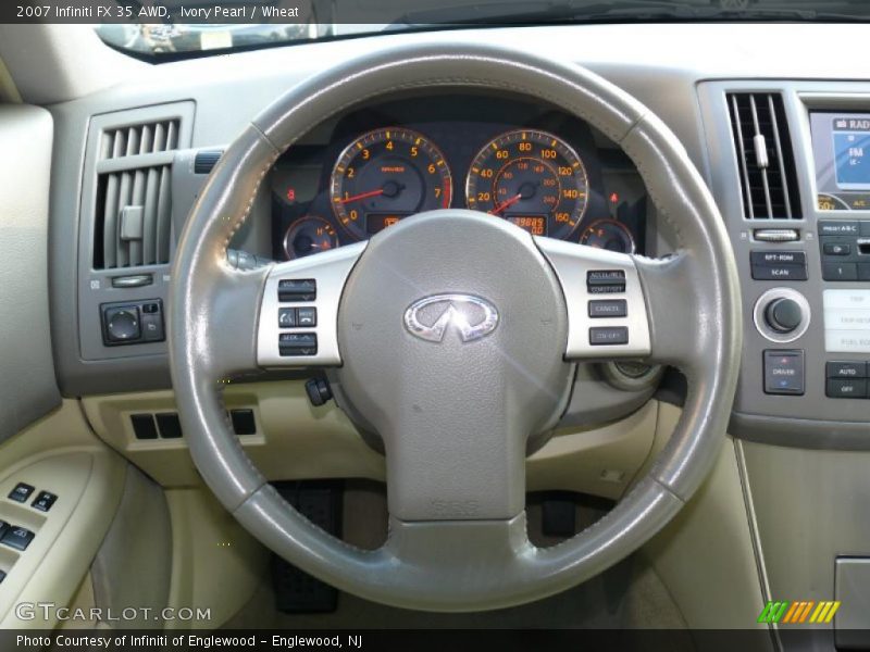 Ivory Pearl / Wheat 2007 Infiniti FX 35 AWD