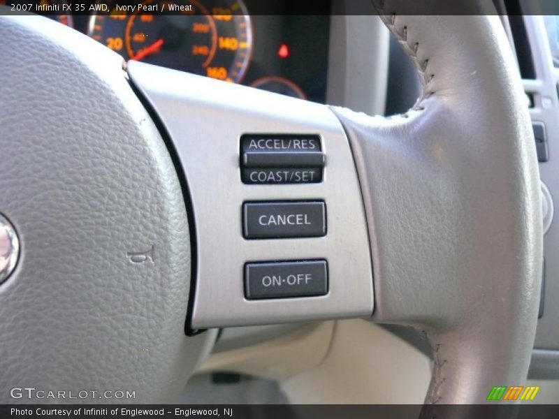 Ivory Pearl / Wheat 2007 Infiniti FX 35 AWD