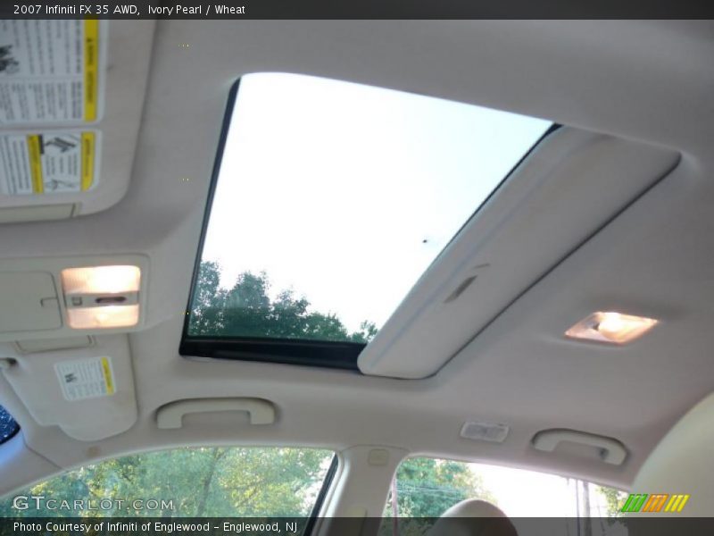 Ivory Pearl / Wheat 2007 Infiniti FX 35 AWD