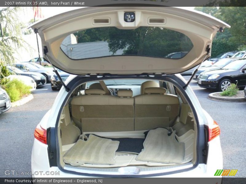 Ivory Pearl / Wheat 2007 Infiniti FX 35 AWD