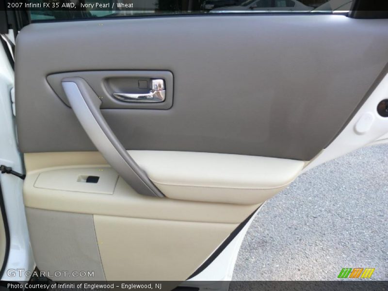 Ivory Pearl / Wheat 2007 Infiniti FX 35 AWD