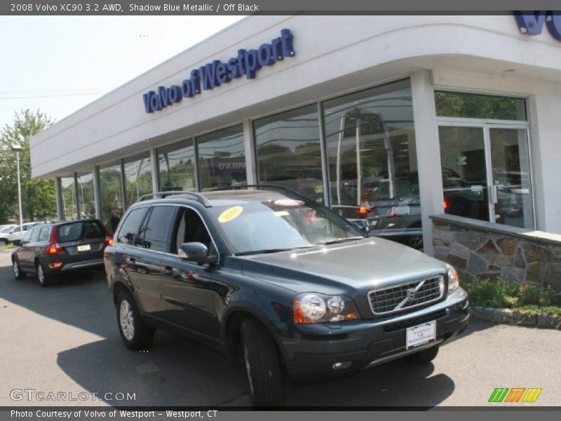Shadow Blue Metallic / Off Black 2008 Volvo XC90 3.2 AWD