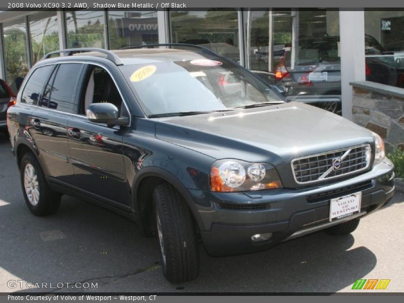 Shadow Blue Metallic / Off Black 2008 Volvo XC90 3.2 AWD