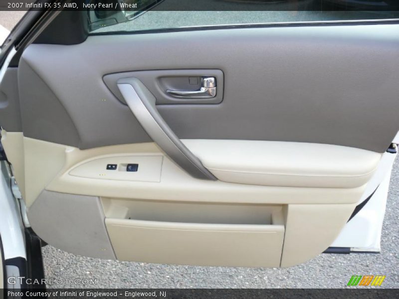 Ivory Pearl / Wheat 2007 Infiniti FX 35 AWD