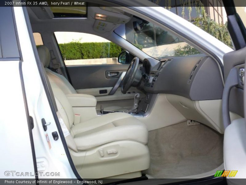 Ivory Pearl / Wheat 2007 Infiniti FX 35 AWD