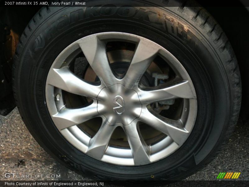 Ivory Pearl / Wheat 2007 Infiniti FX 35 AWD