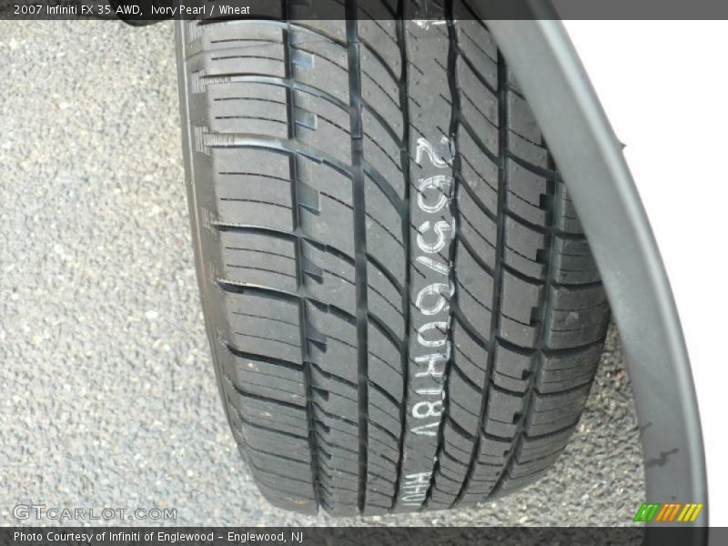 Ivory Pearl / Wheat 2007 Infiniti FX 35 AWD