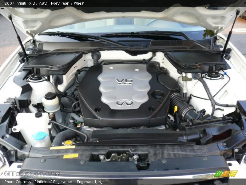 Ivory Pearl / Wheat 2007 Infiniti FX 35 AWD