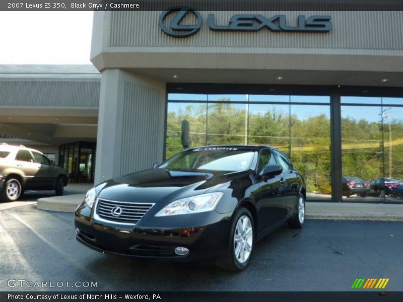 Black Onyx / Cashmere 2007 Lexus ES 350