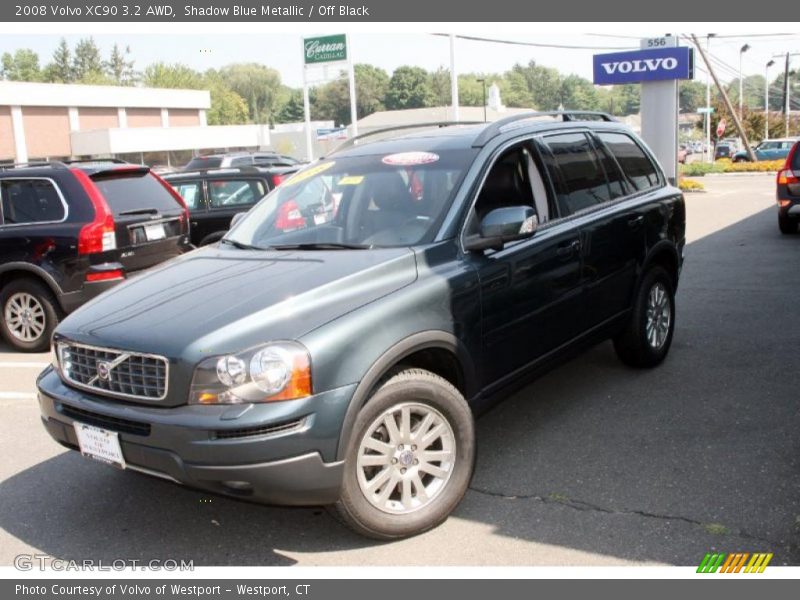 Shadow Blue Metallic / Off Black 2008 Volvo XC90 3.2 AWD