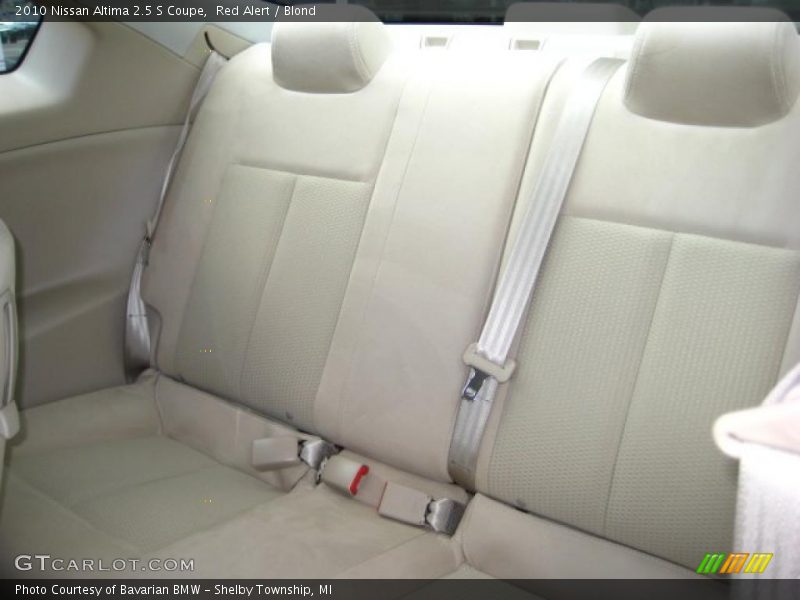 Red Alert / Blond 2010 Nissan Altima 2.5 S Coupe