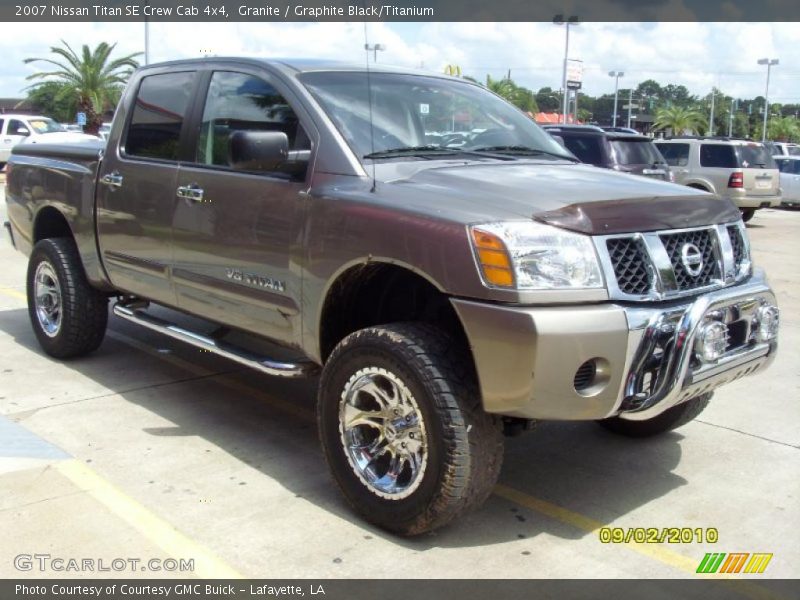 Granite / Graphite Black/Titanium 2007 Nissan Titan SE Crew Cab 4x4