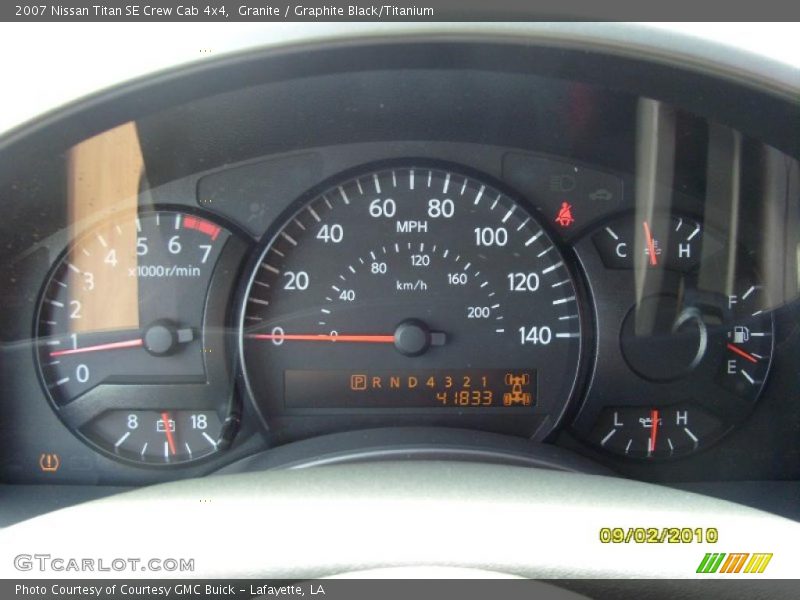 Granite / Graphite Black/Titanium 2007 Nissan Titan SE Crew Cab 4x4