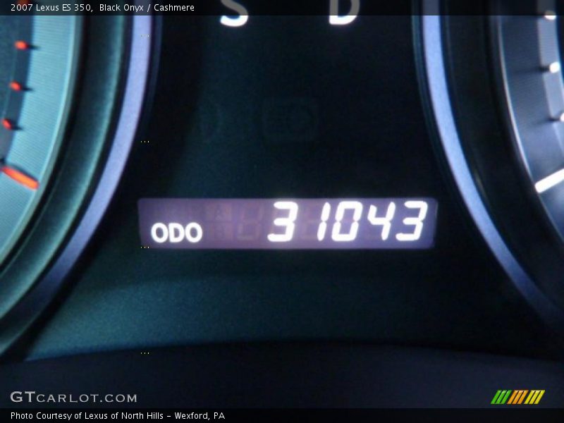 Black Onyx / Cashmere 2007 Lexus ES 350