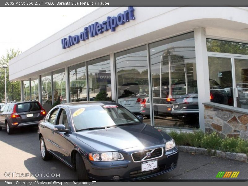 Barents Blue Metallic / Taupe 2009 Volvo S60 2.5T AWD
