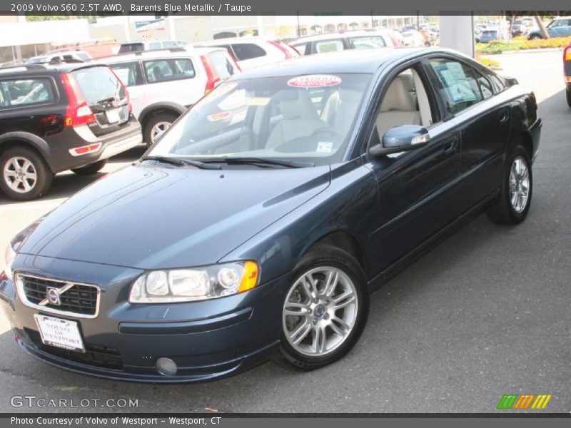 Barents Blue Metallic / Taupe 2009 Volvo S60 2.5T AWD