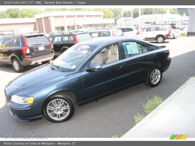 Barents Blue Metallic / Taupe 2009 Volvo S60 2.5T AWD